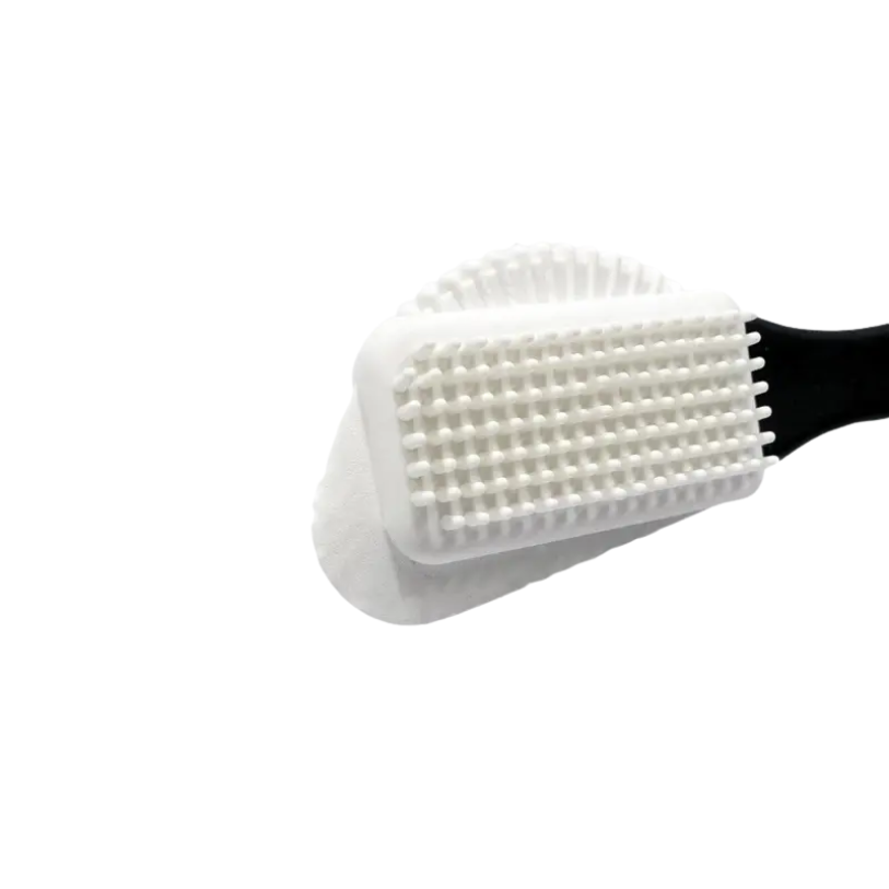 Suede brush